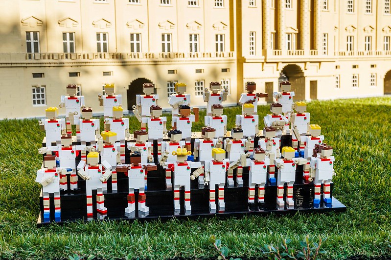 LEGOLAND Windsor Builds England Women Rugby Squad in LEGO® Miniland Scene