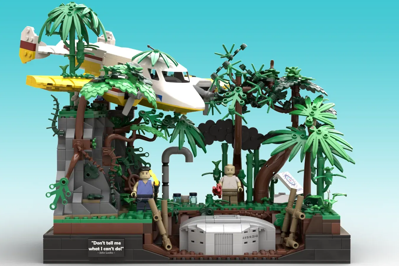 LOST Fans Celebrate 20th Anniversary With LEGO® Ideas Diorama of Hatch and Beechcraft
