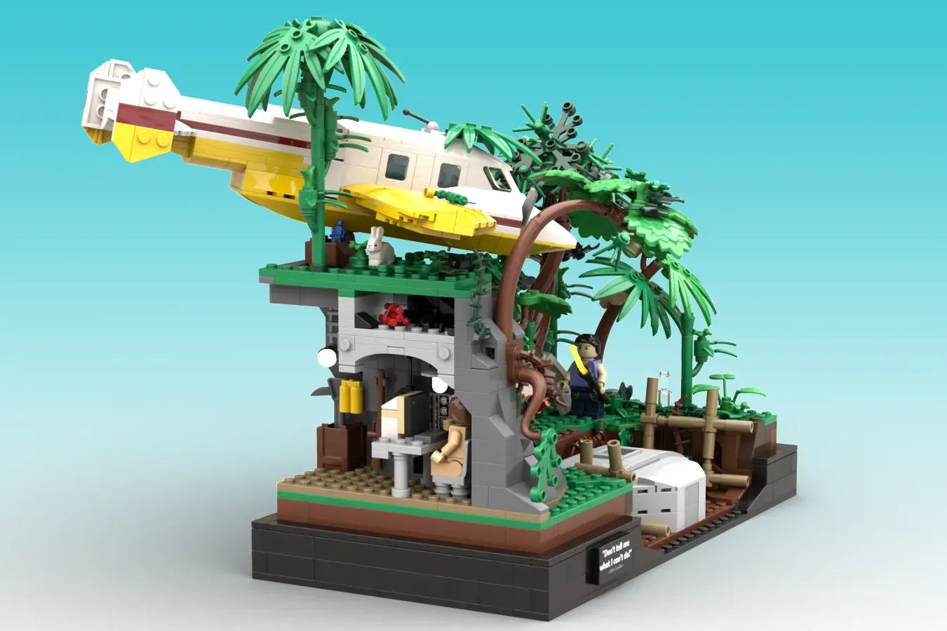 LOST Fans Celebrate 20th Anniversary With LEGO® Ideas Diorama of Hatch and Beechcraft