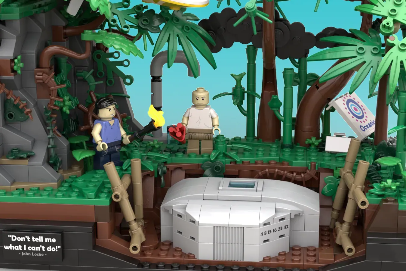 LOST Fans Celebrate 20th Anniversary With LEGO® Ideas Diorama of Hatch and Beechcraft