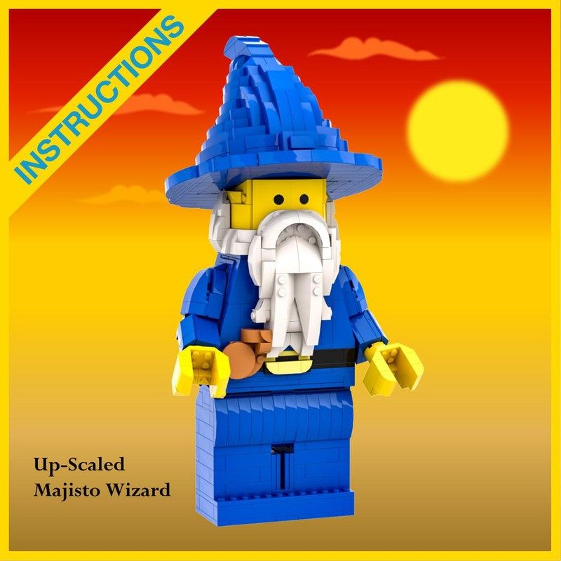 Up-Scaled Majisto Wizard LEGO® MOC by terauma