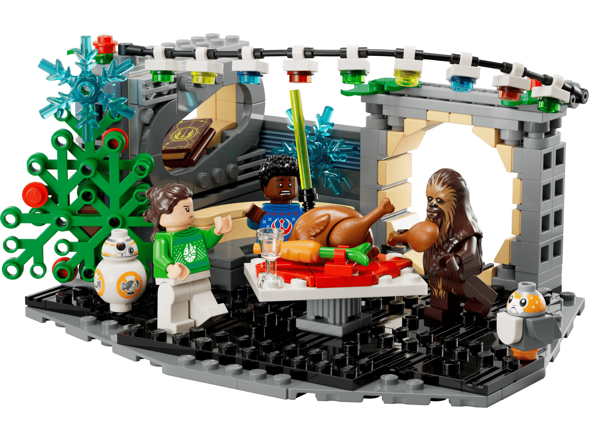 LEGO Launches a Star Wars Festive Treat: The Millennium Falcon Holiday Diorama