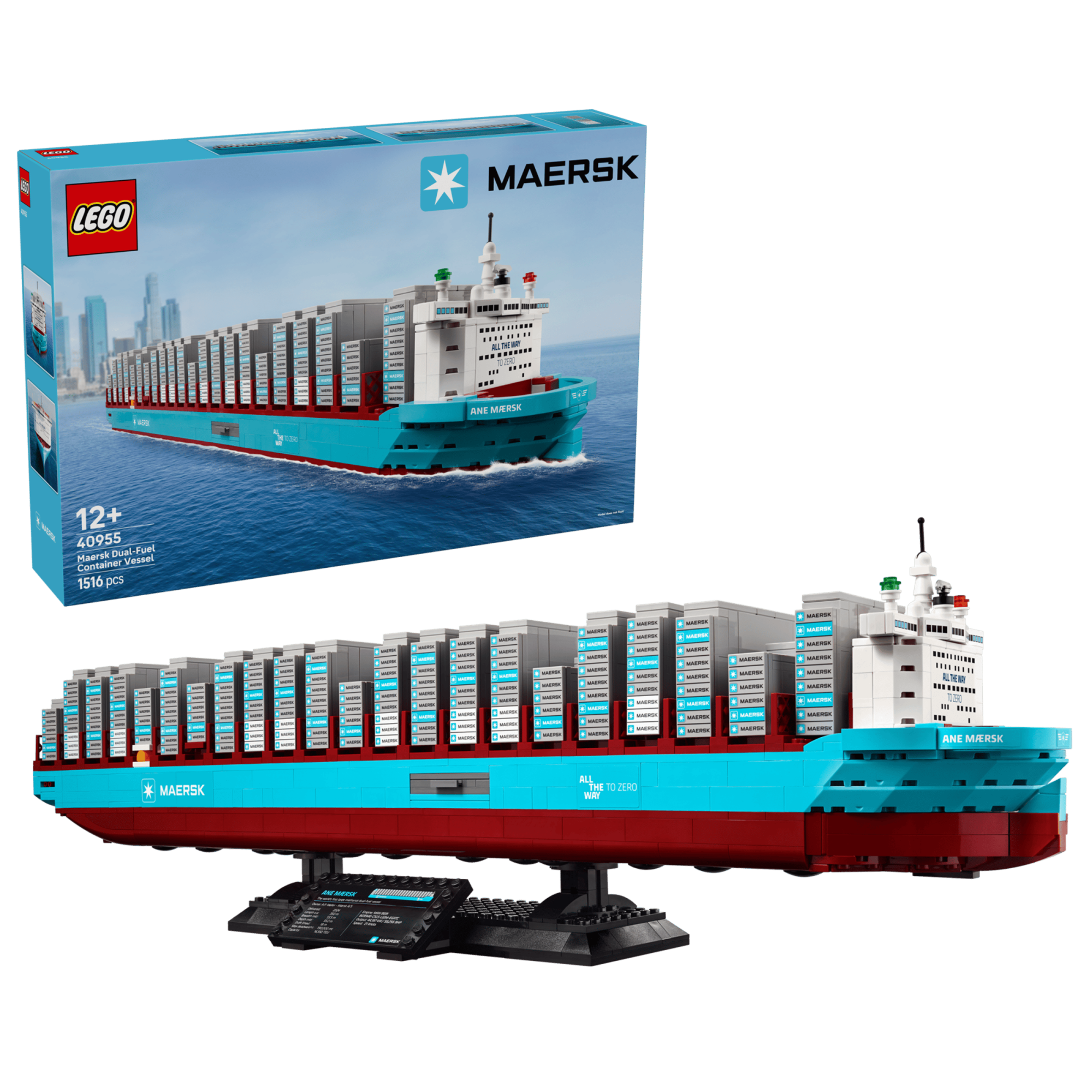 LEGO® Maersk Dual Fuel Container Vessel regressa em 2026 com mais peças e ambições mais verdes