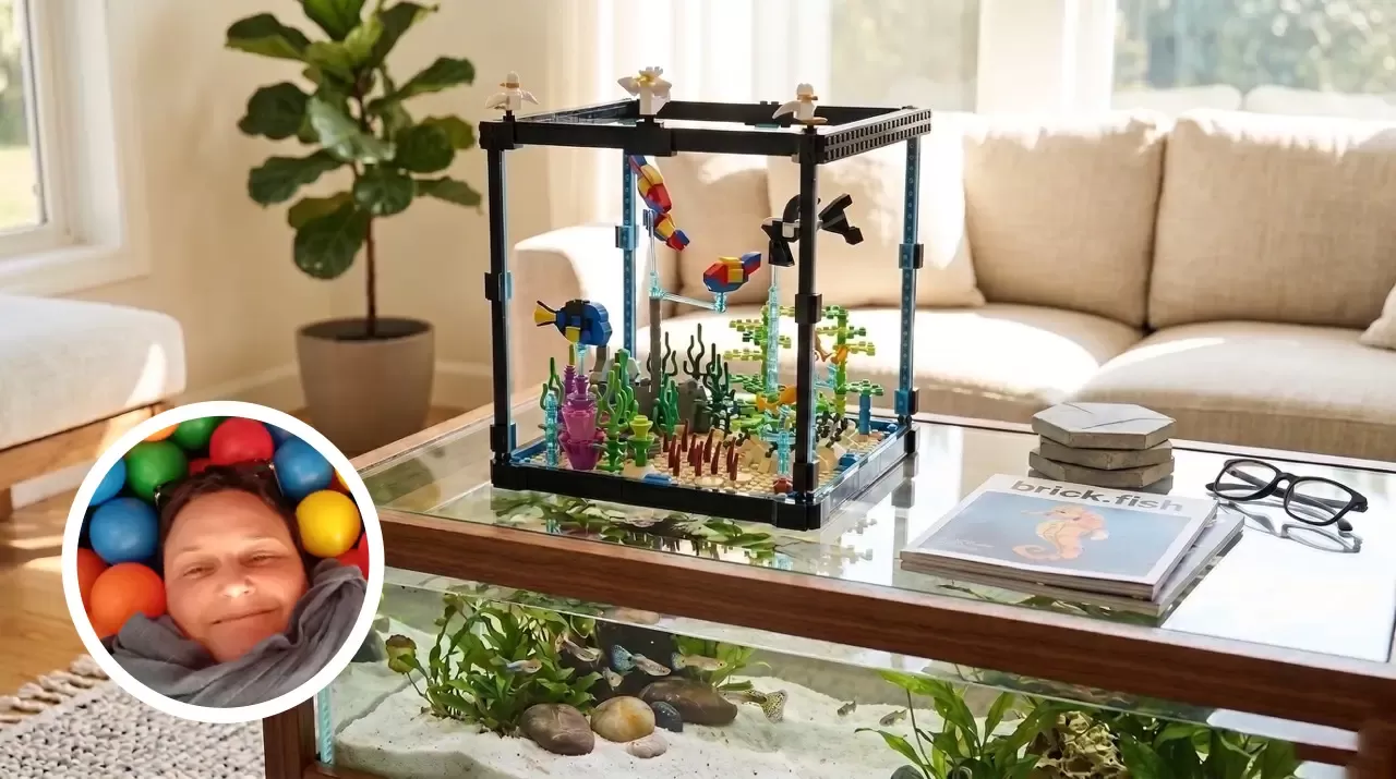 Build a LEGO® Aquarium Without Wet Floors: Rita Care's Free Digital MOC