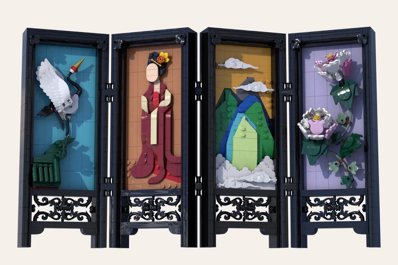 LEGO® Ideas Chinese Folding Screen Reaches 10K Support with Stunning Traditional Art Build (4859) — brick.news