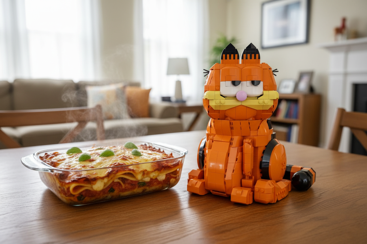 LEGO Garfield Set Review Jim Davis’ Classic Cat Could Become Official