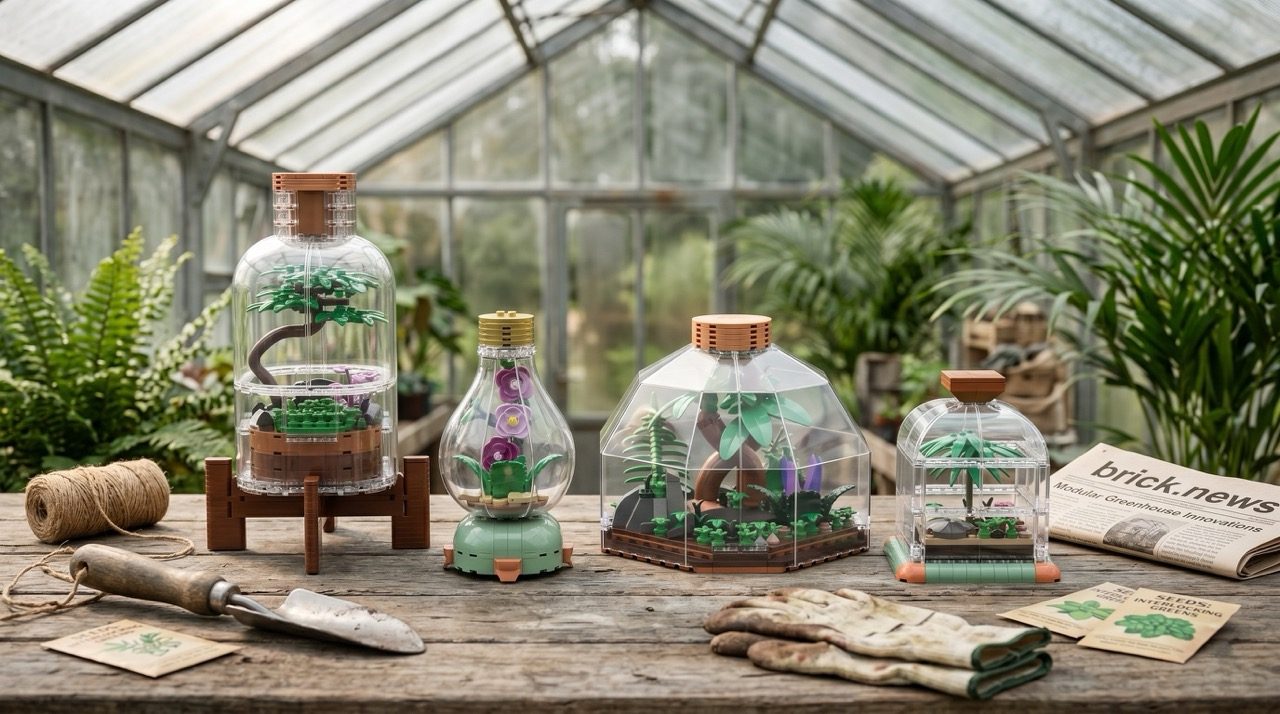 LEGO® Ideas Terrarium Collection Reaches 10,000 Supporters with Four Mini Ecosystems