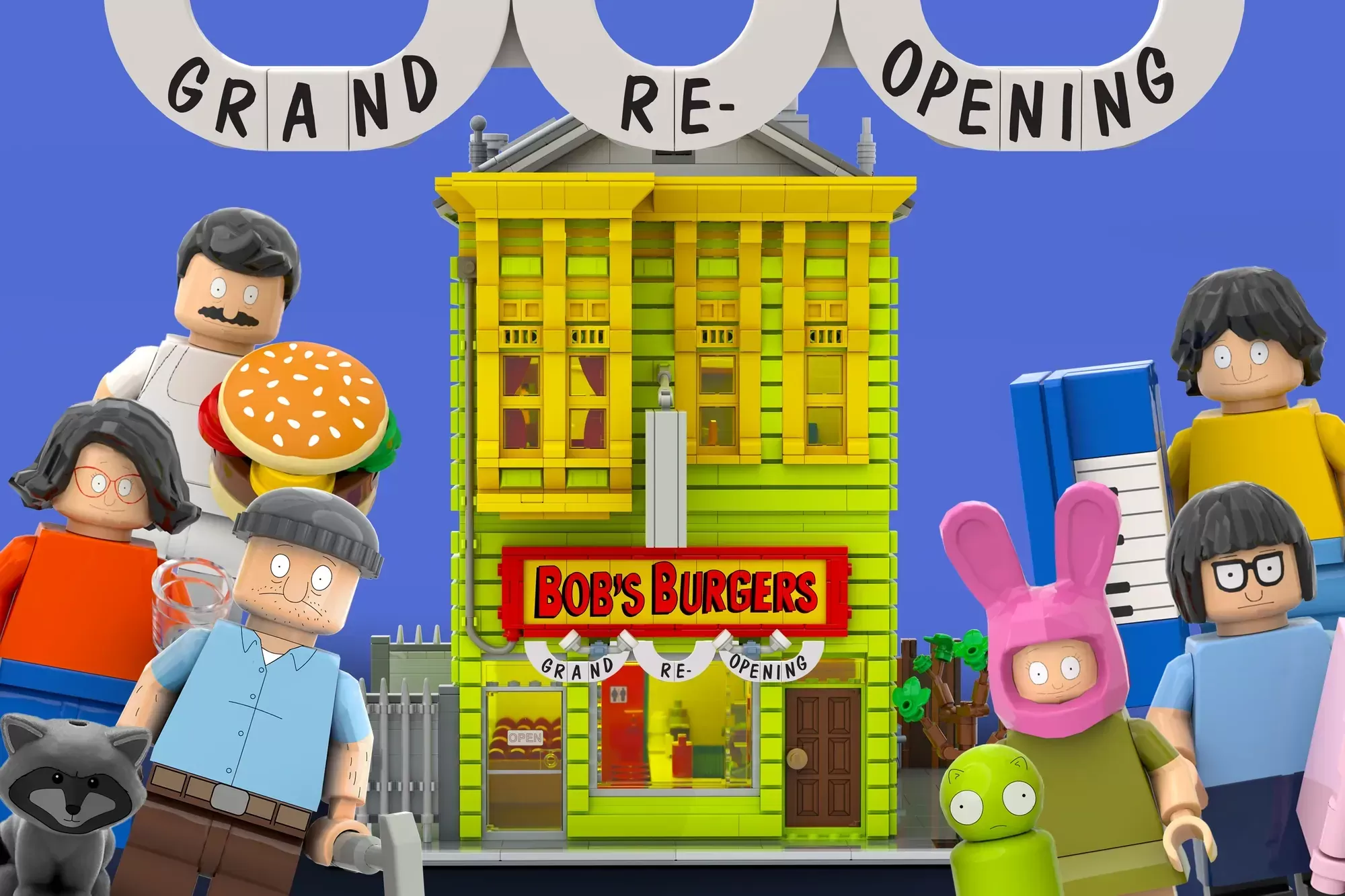 LEGO® Ideas Fan Builds Bob’s Burgers Restaurant Complete with Mini Belchers