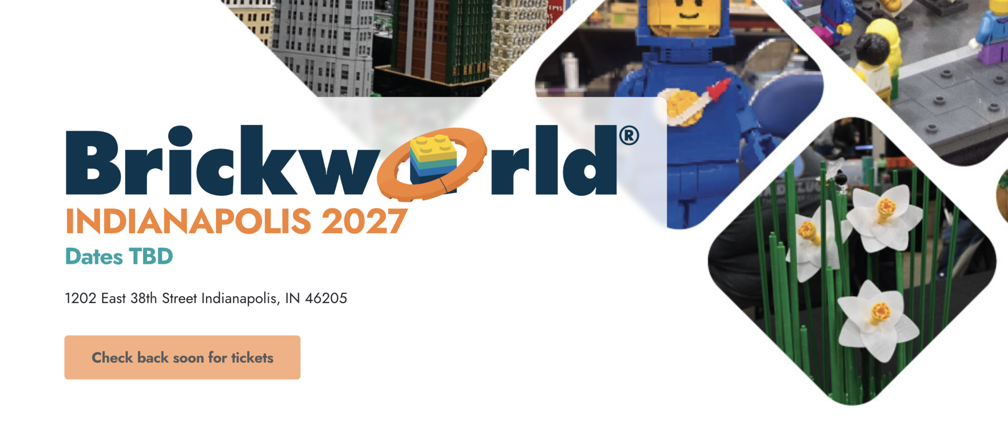 Brickworld Indianapolis 2027 — LEGO convention, Indianapolis, United States