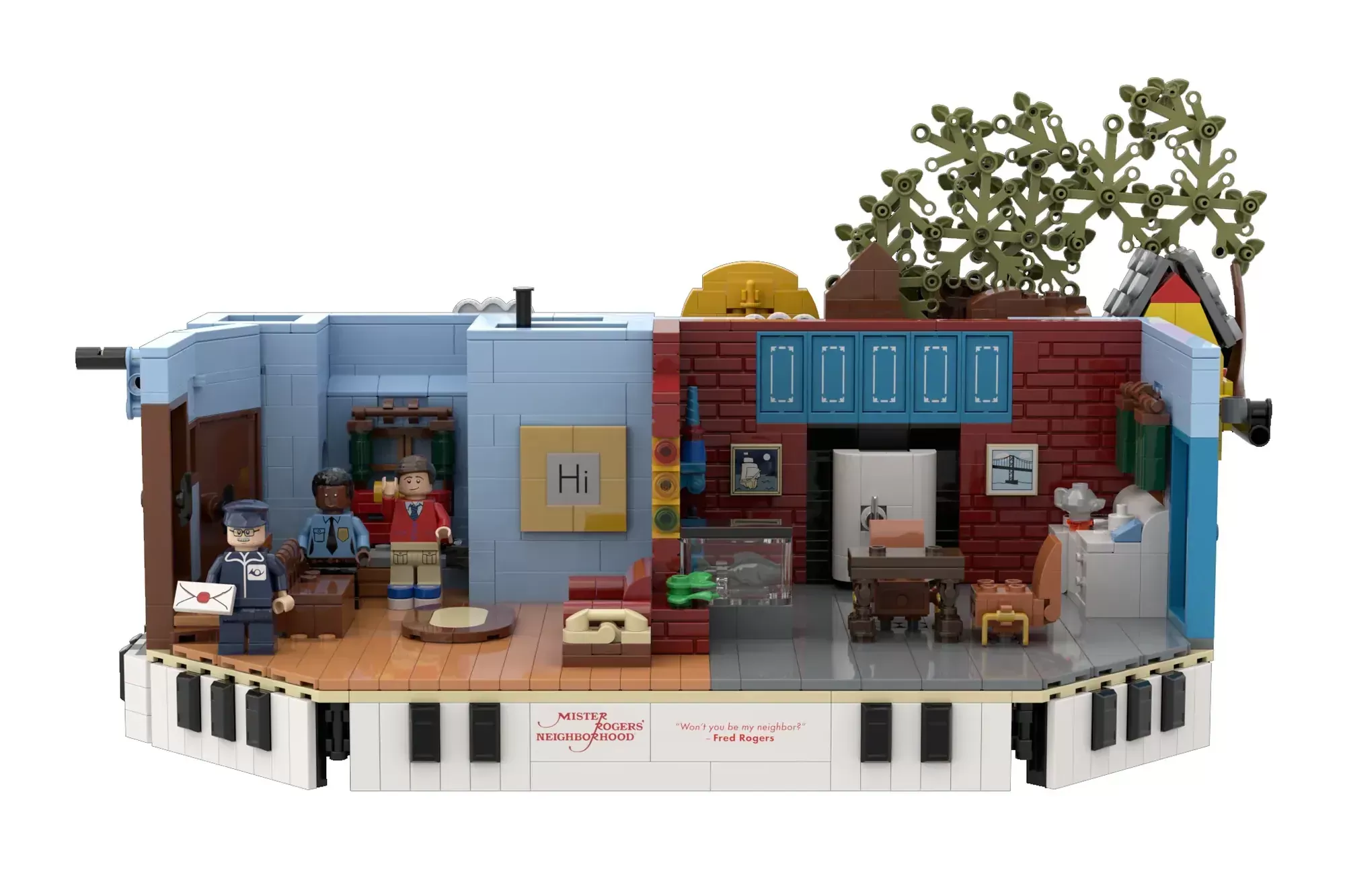 Mister Rogers' Legacy in LEGO: A Journey to the Neighborhood of Make-Believe