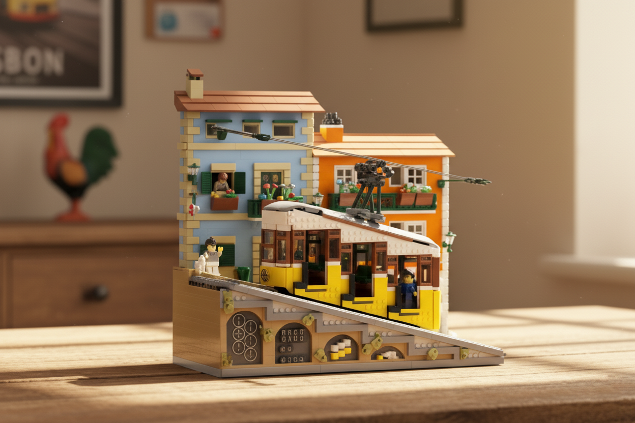 Lisbon’s Steepest Ride Finds New Life in LEGO
