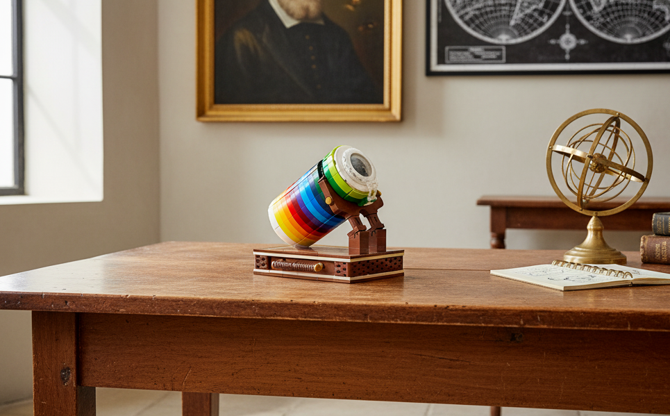 A Kaleidoscope Made of LEGO Bricks Is Both Genius and Trippy