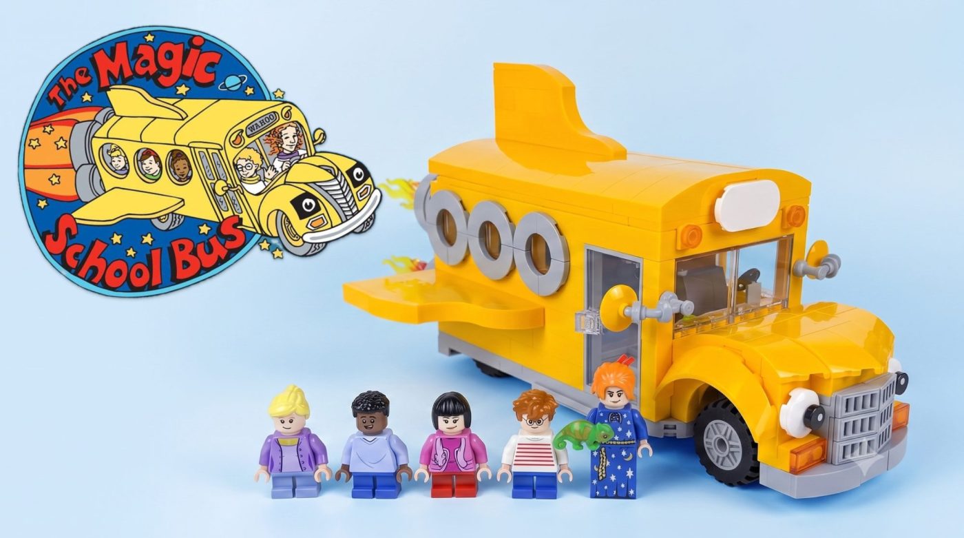 The Magic School Bus Rolls Onto LEGO® Ideas - and It Flies to Space