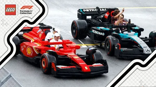 Lego House: Experience the Mercedes-AMG F1 W15 LEGO Big Build