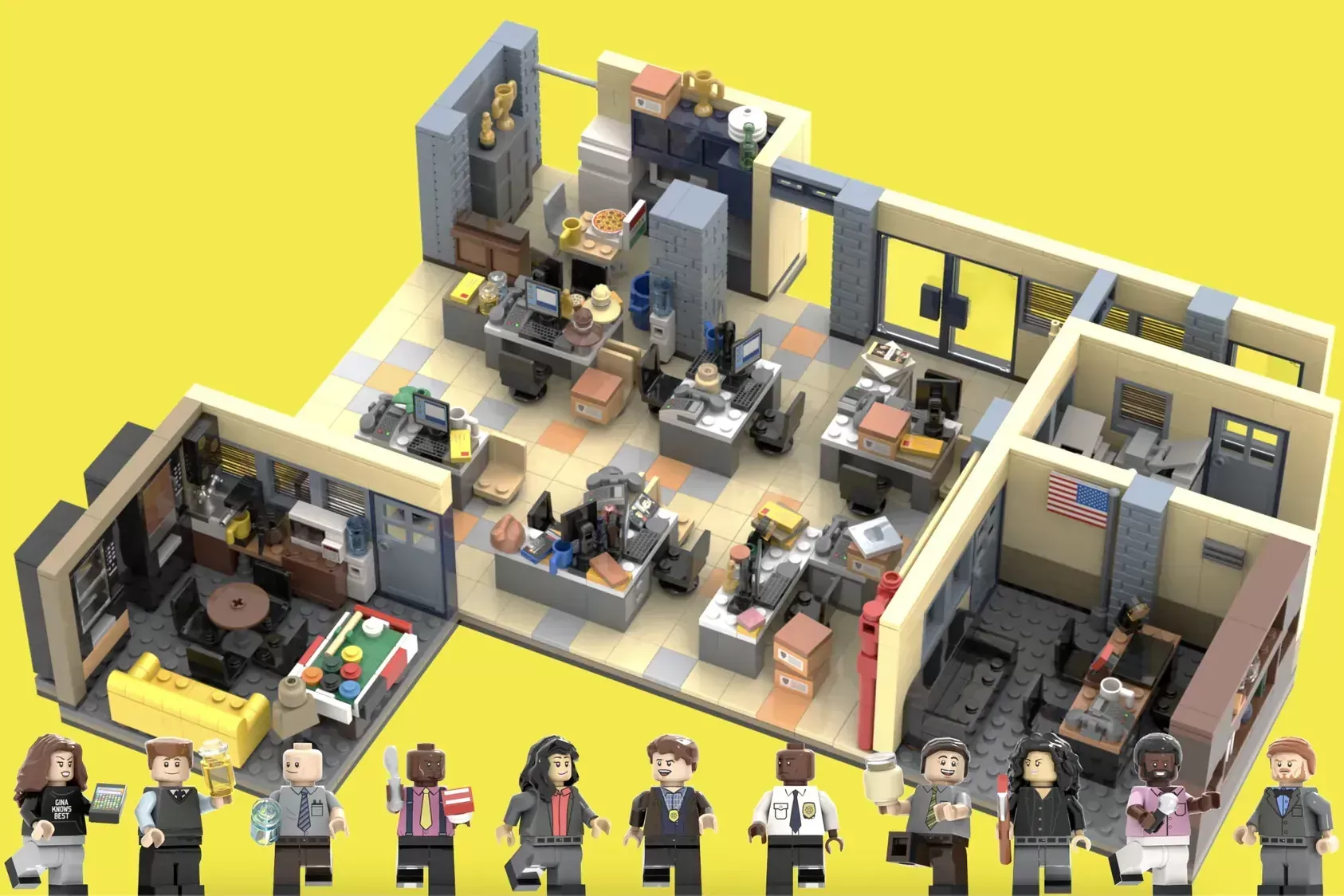 The Brooklyn Nine-Nine show is set to be an amazing LEGO Ideas set