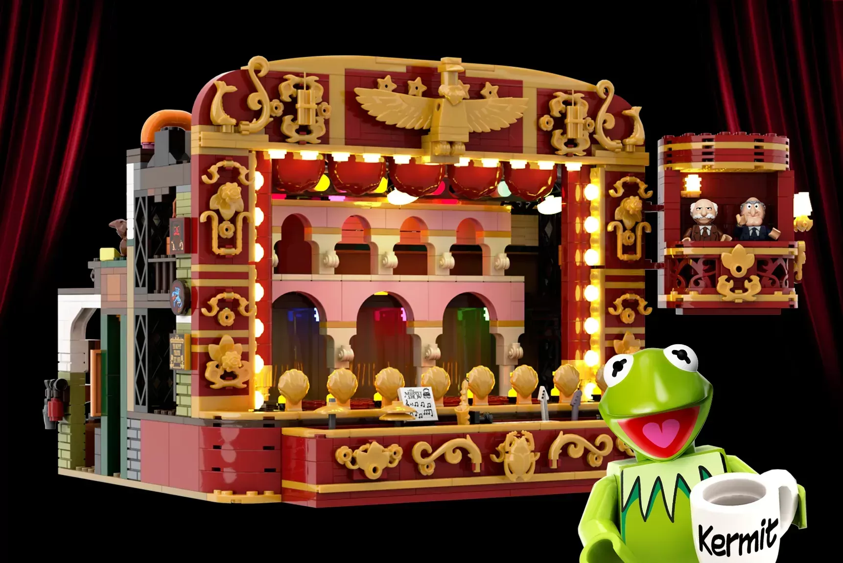 The Muppet Show by BulldoozerBuilder Hits 10,000 Supporters Milestone on LEGO Ideas!