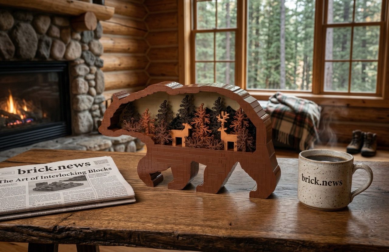 LEGO® Ideas Bear Statue Project Reaches 10K Supporters - Nature Meets Bricks