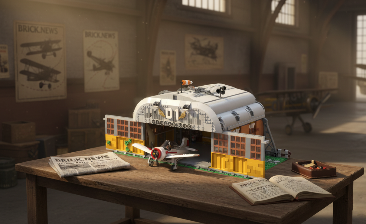 LEGO® Old Flying Club & Hangar Takes Off with 10K Votes