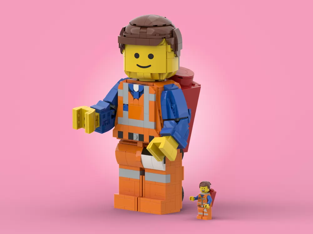 Emmet LEGO® Movie Up-Scaled MOC by abracada_brick