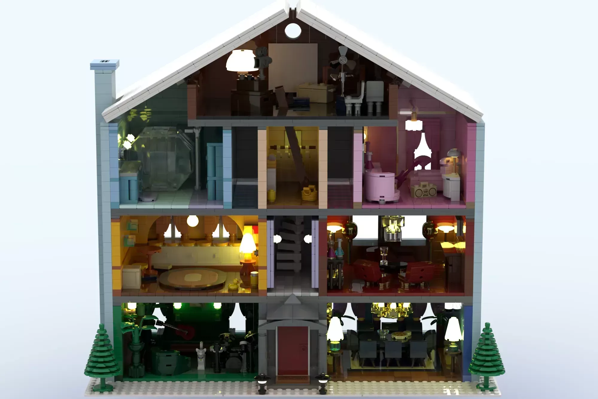 Taylor Swift "Lover House" by Lucy33 Reaches 10,000 Supporters on LEGO® Ideas