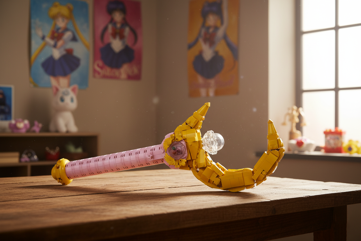 LEGO® Sailor Moon Star Rod Brings Anime Magic to Bricks