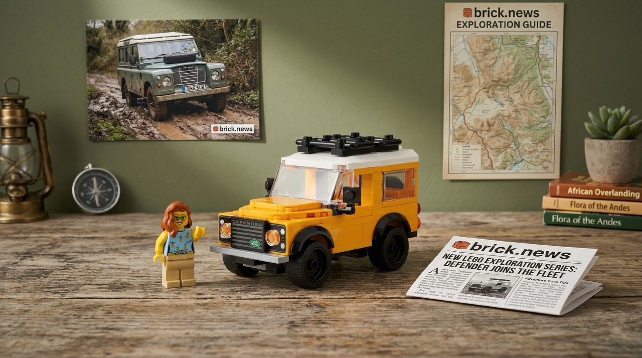 LEGO and Land Rover Collaborate Again: Revealing the Minifigure-Scale Classic Defender Set (40650)
