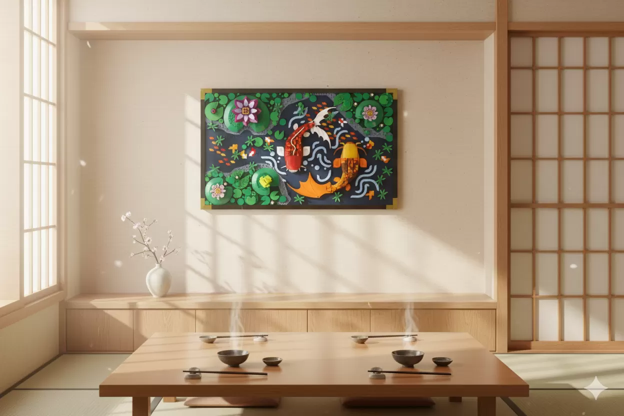 The Life of Koi How a Backyard Memory Became LEGO® Art