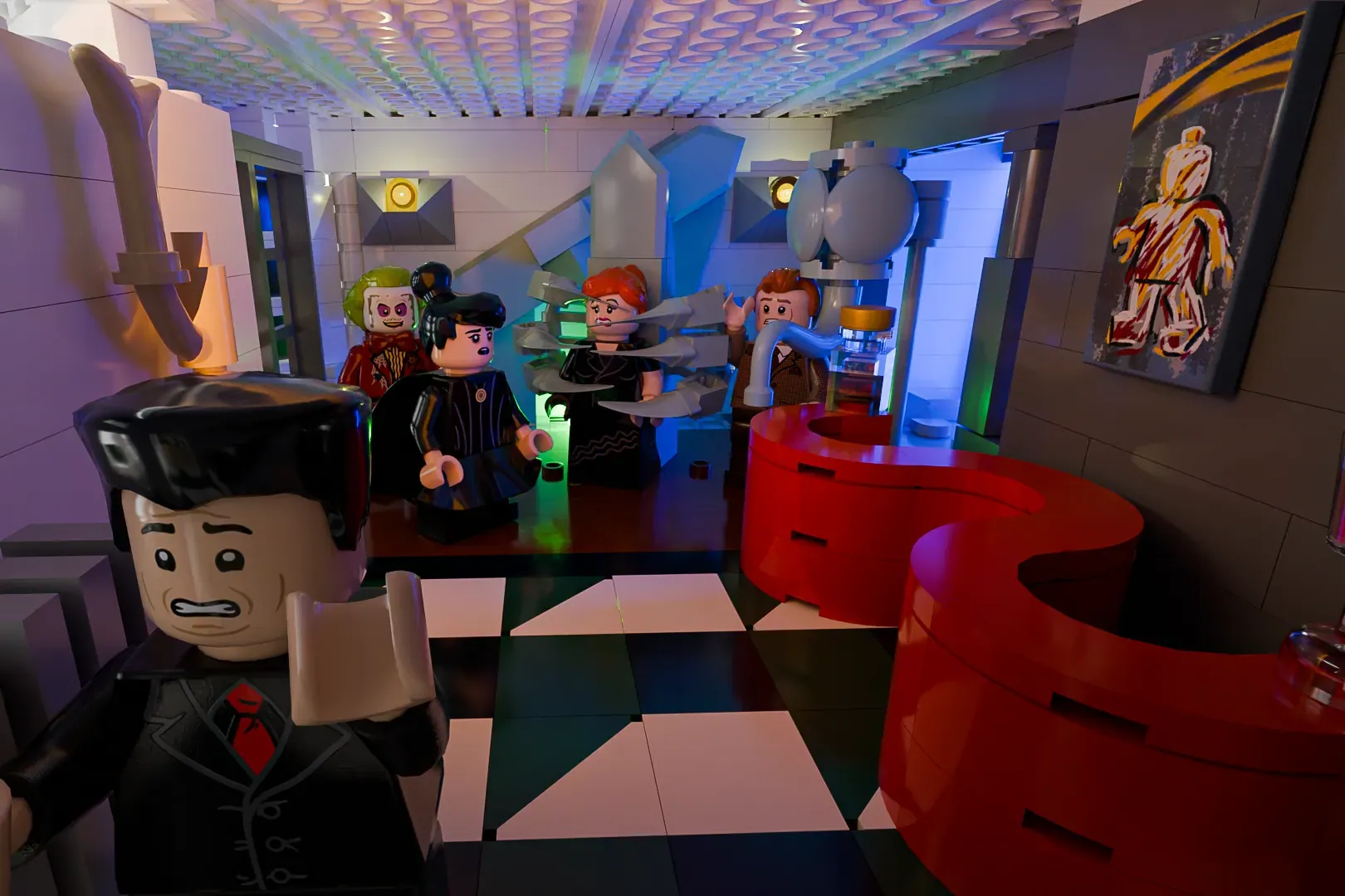 Beetlejuice LEGO Ideas complete set overview