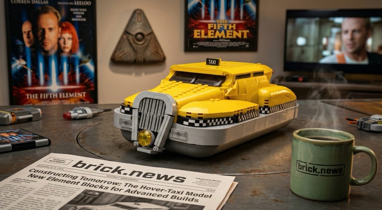 The Fifth Element Taxi Reaches 10,000 Supporters on LEGO® Ideas