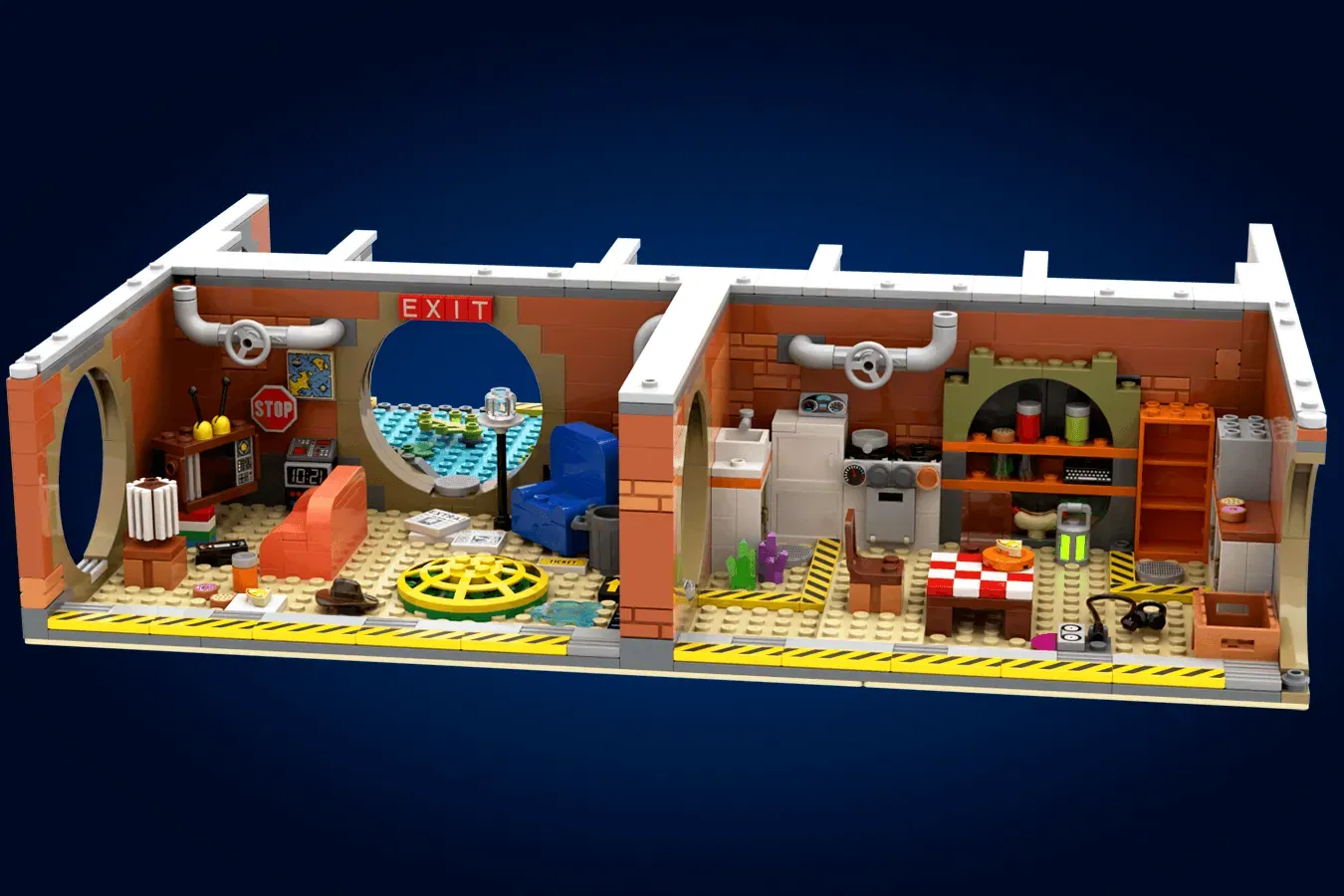 Cowabunga! LEGO® Ideas Teenage Mutant Ninja Turtles 1987 Set Reaches 10K Support — detail view