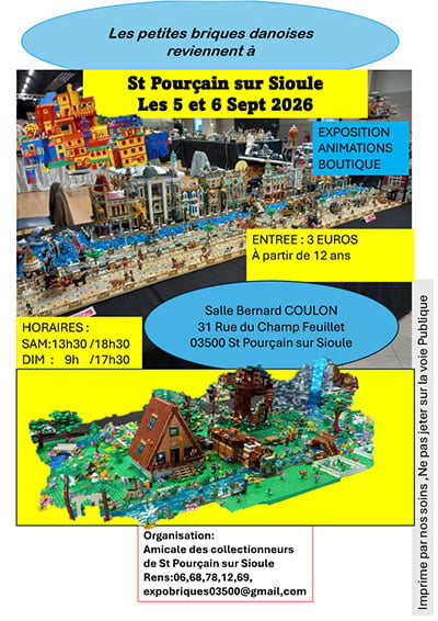 Expo LEGO Saint-Pourçain-sur-Sioule