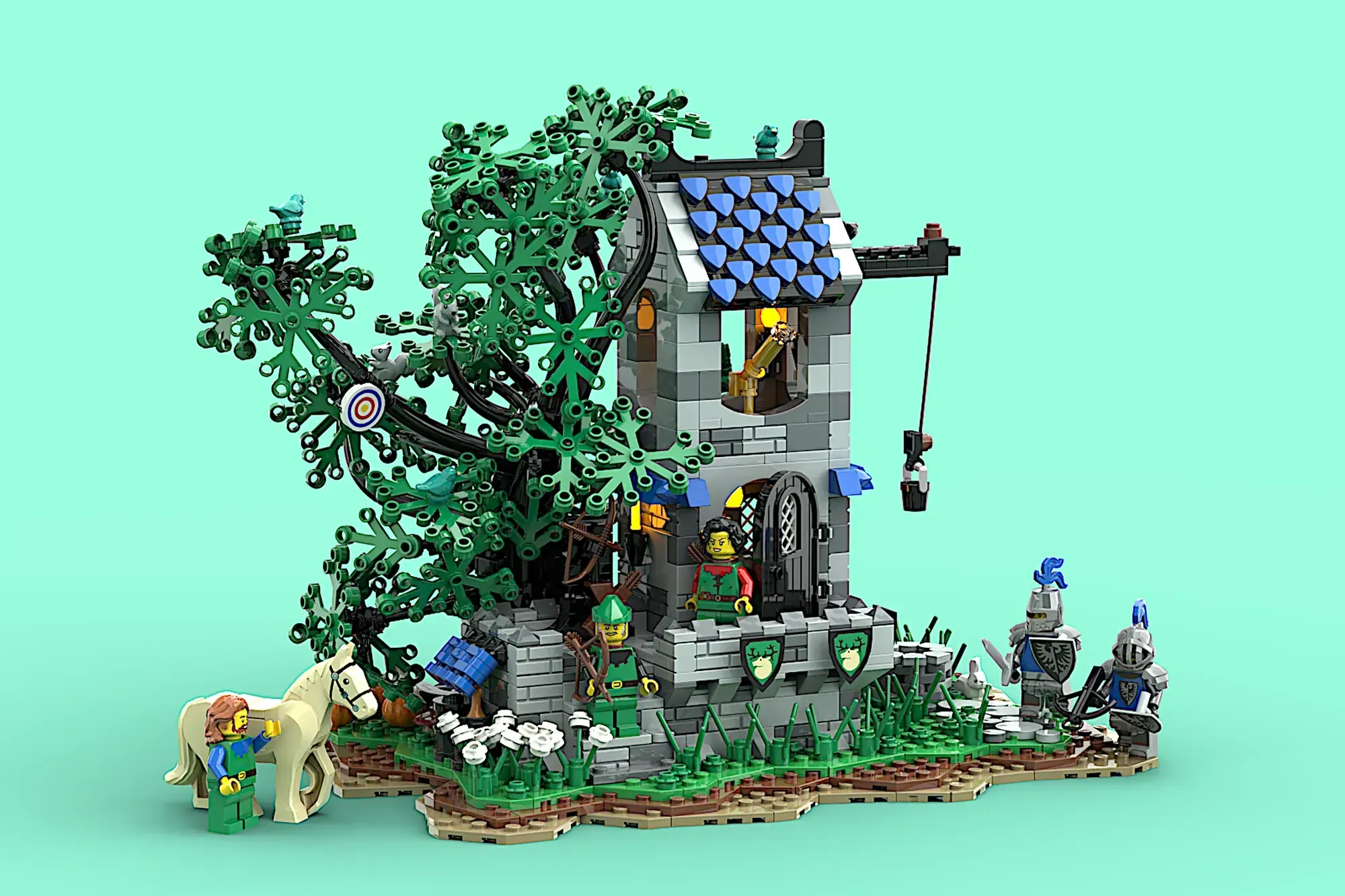 Forestmen Outpost Hits 10,000 Supporters - LEGO® Ideas Revives a 1980s Icon