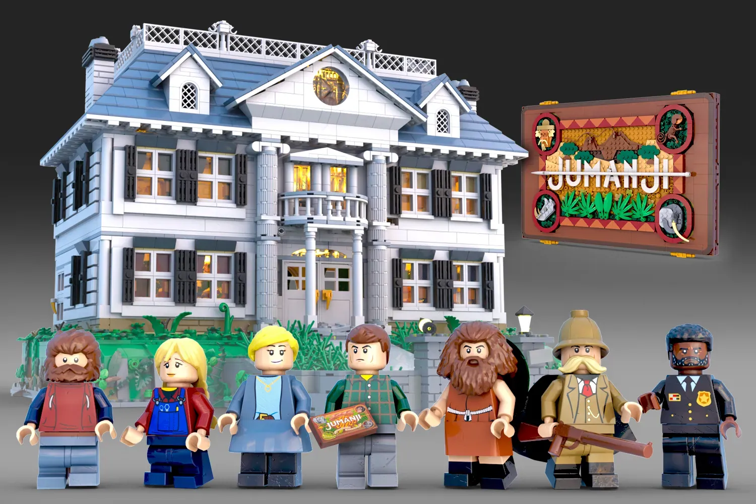 LEGO® Jumanji Parrish Mansion - The Board Game That Opens Your House