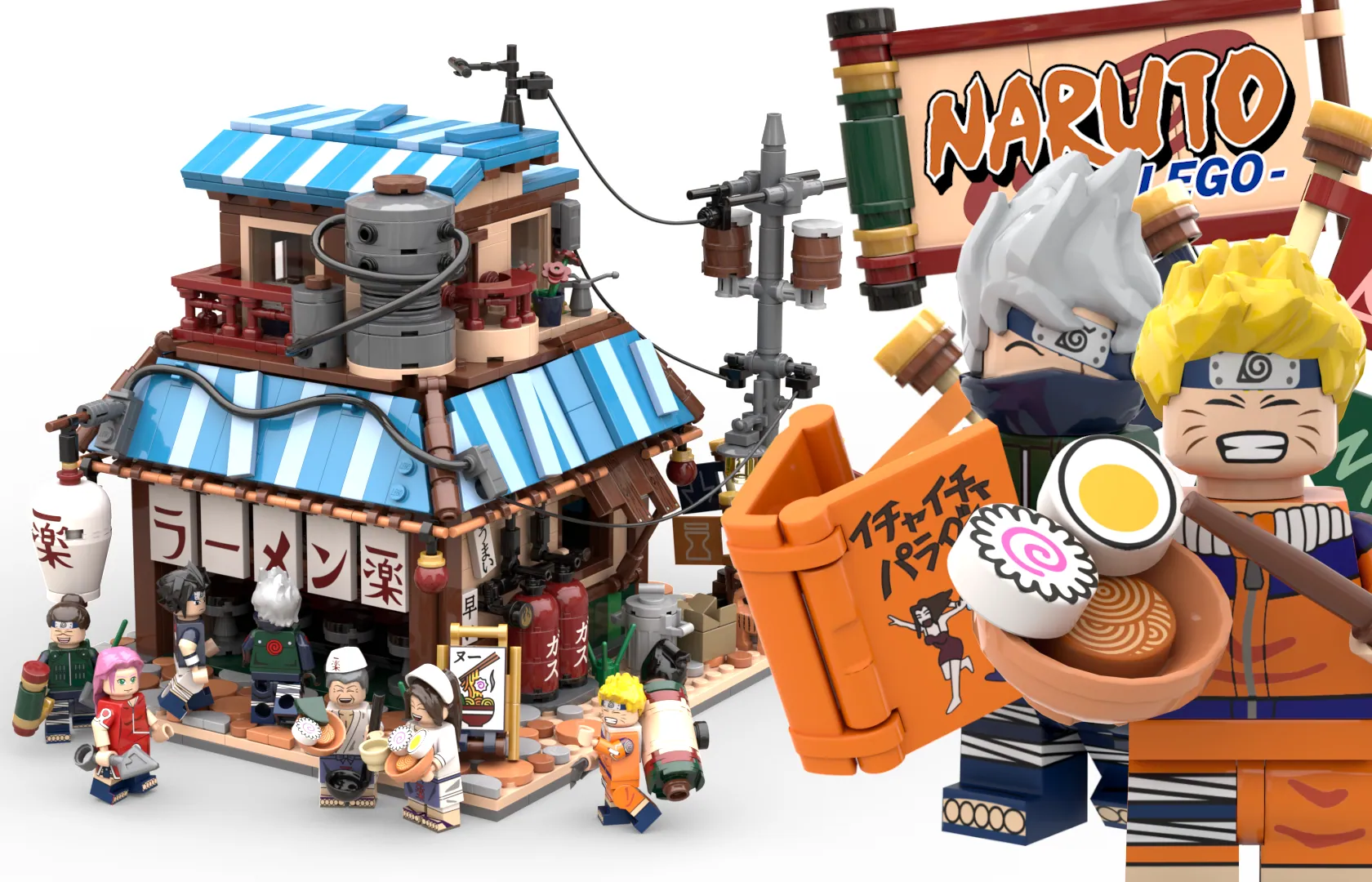 Este Ichiraku Ramen Shop do Naruto chegou aos 10.000 votos no LEGO® Ideas - e acendeu um debate sobre anime