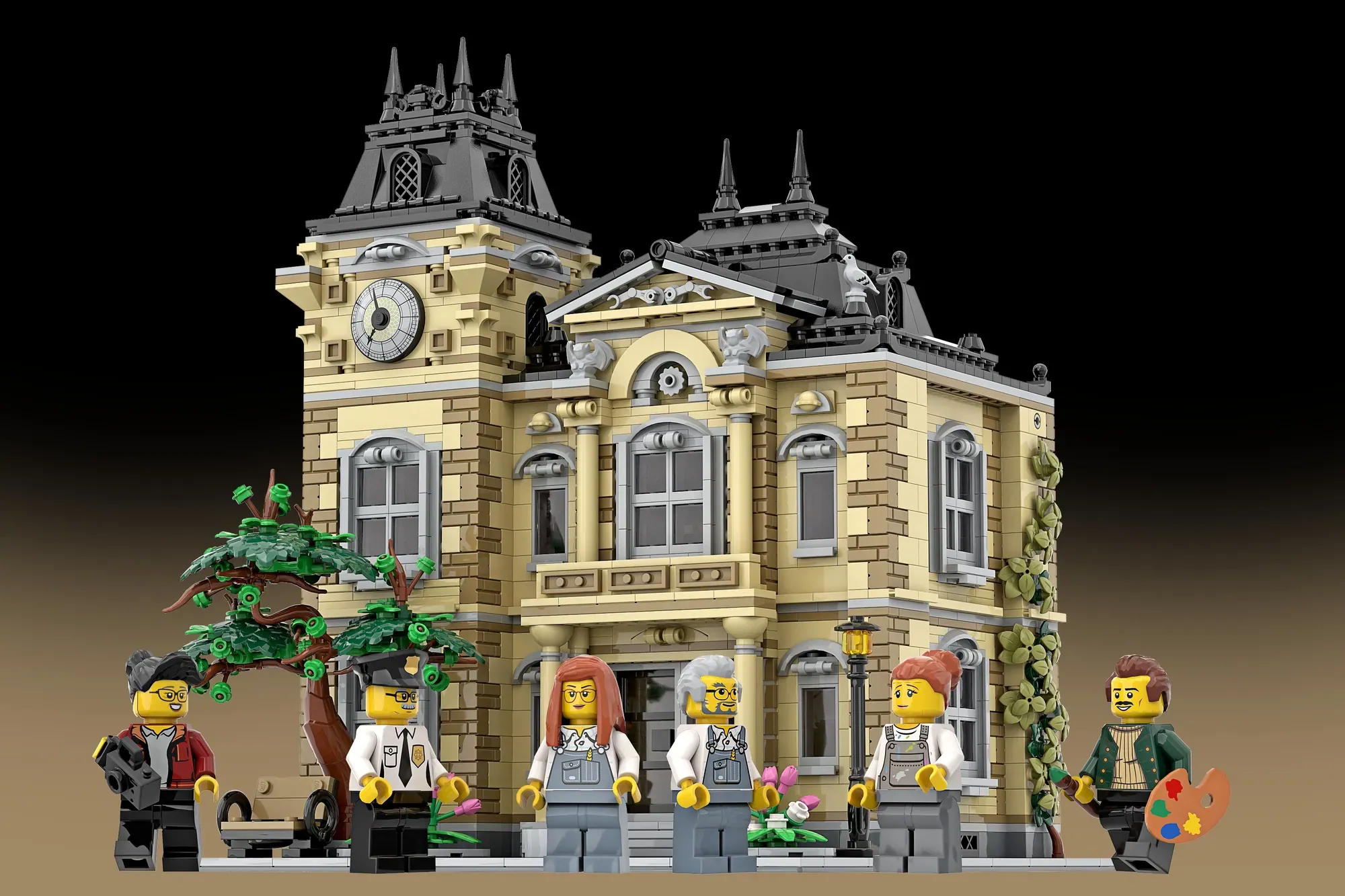 The Clocktower Art Gallery - Onde a Arte se Encontra com a Arquitetura em Forma de LEGO®
