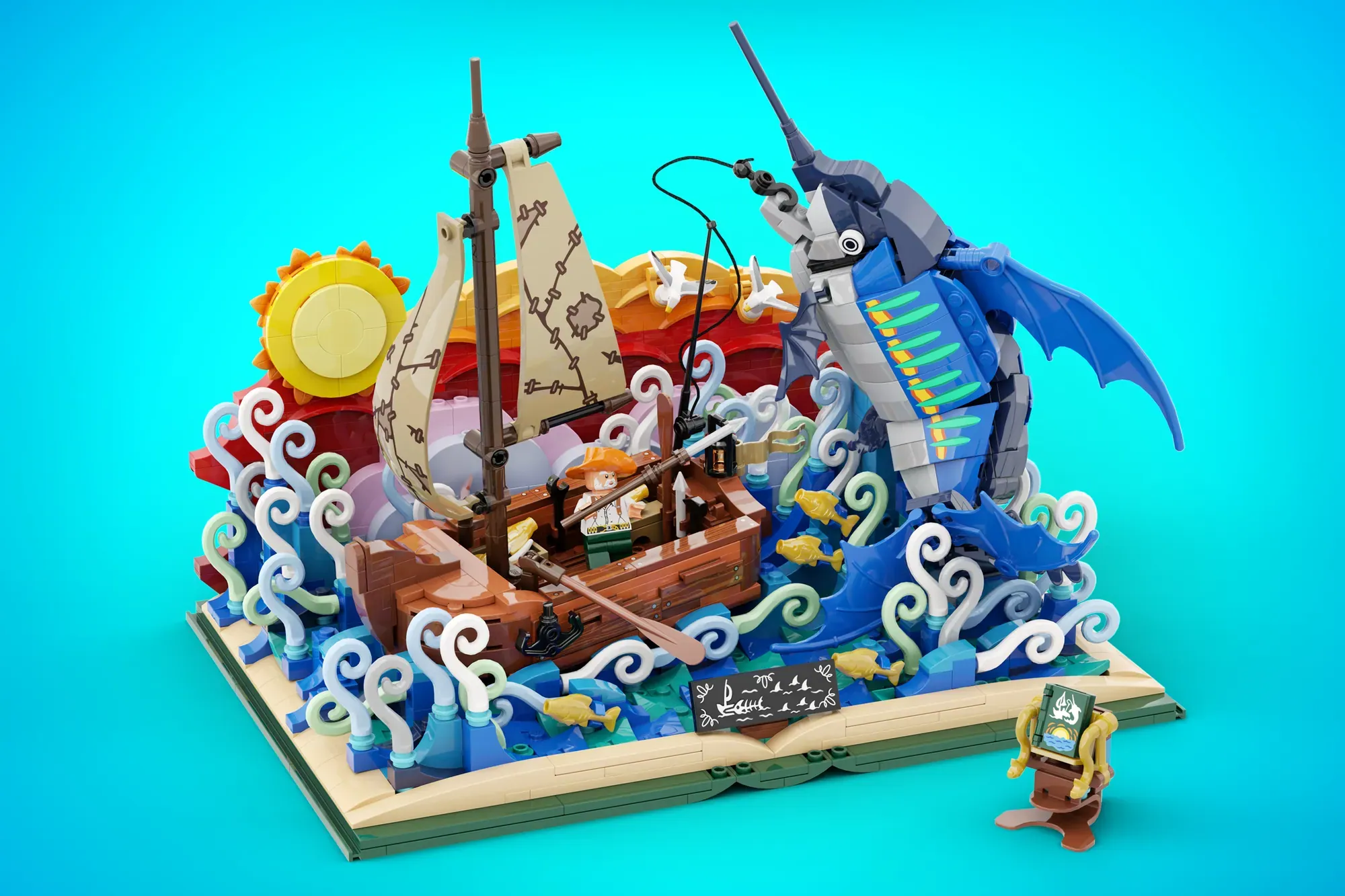 Hooked on Bricks: LEGO® Ideas The Old Man and the Sea Is Now an Official Set