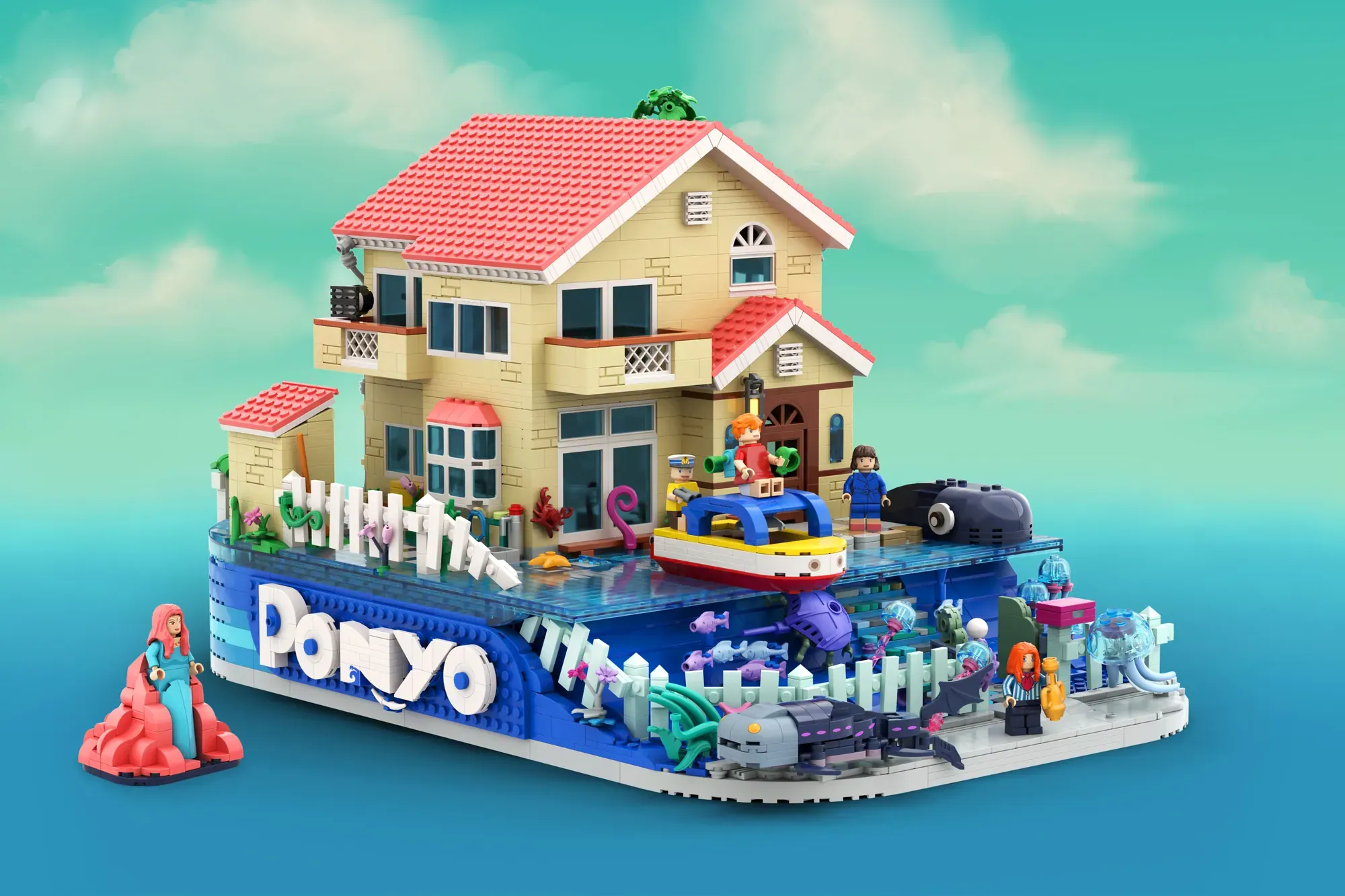 Set LEGO® de Ponyo Dá Vida à Magia do Studio Ghibli - Com um Mundo Submarino de Sonho