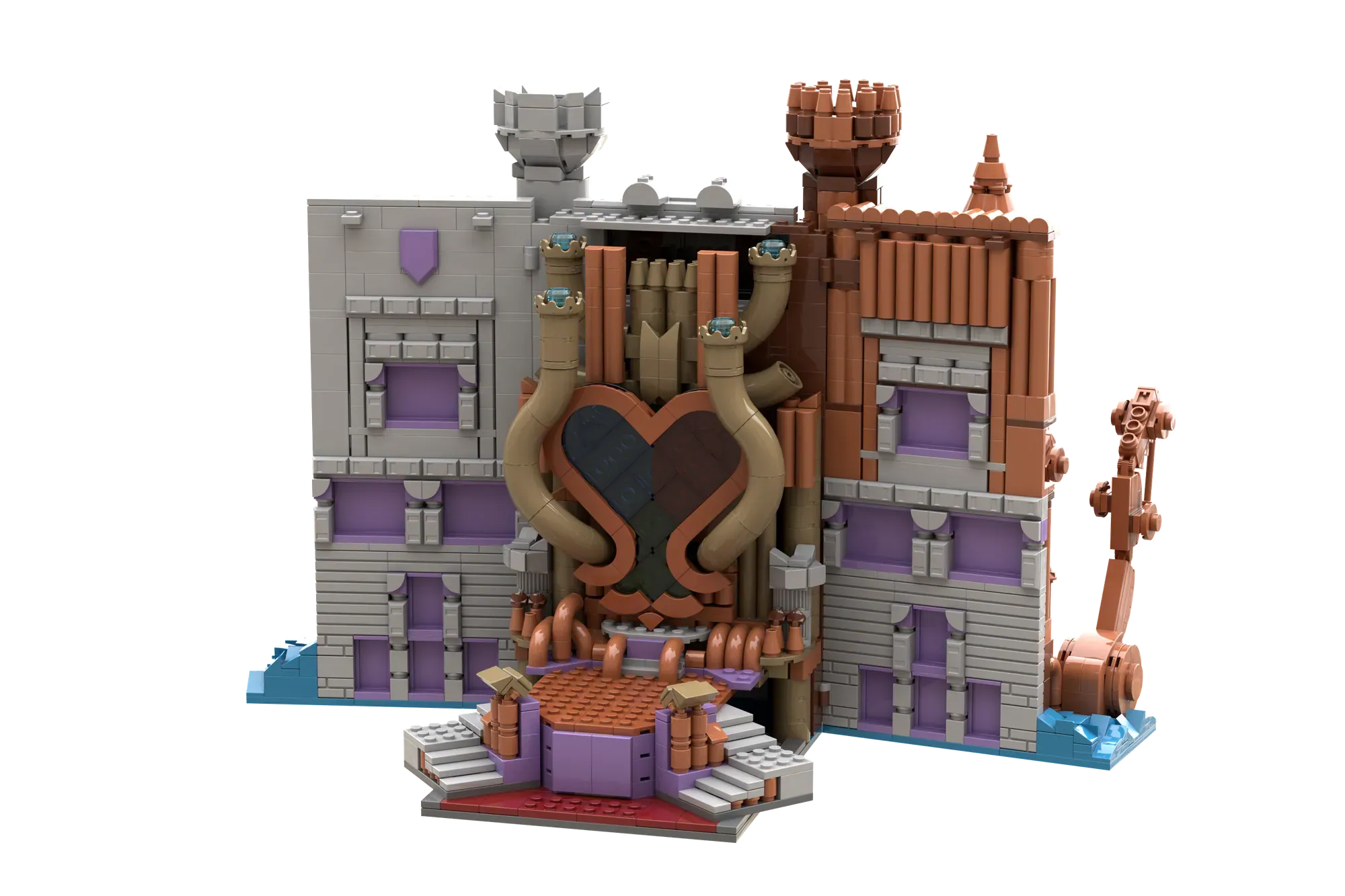 Kingdom Hearts Hollow Bastion Reaches 10,000 Supporters on LEGO® Ideas (10000) — detail view