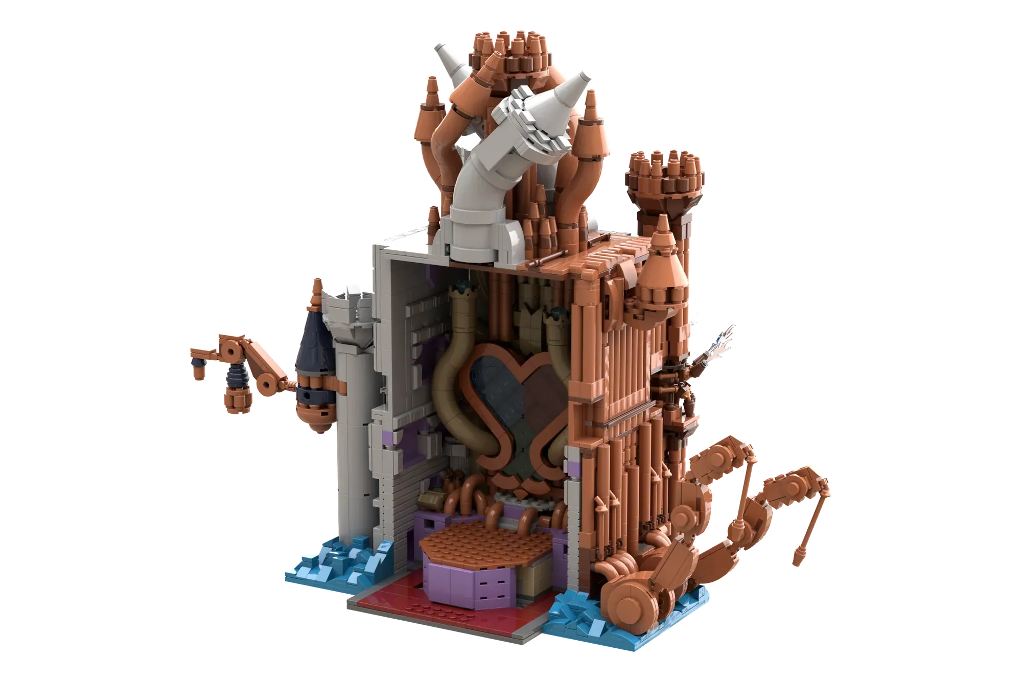 Kingdom Hearts Hollow Bastion Reaches 10,000 Supporters on LEGO® Ideas (10000) — contents