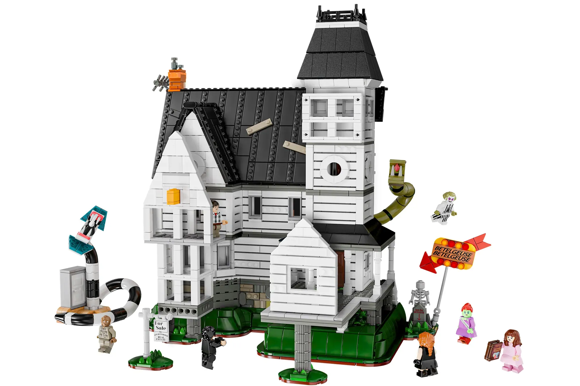 LEGO® Beetlejuice House Hits 10,000 Supporters on Ideas Platform (10000) — finished model