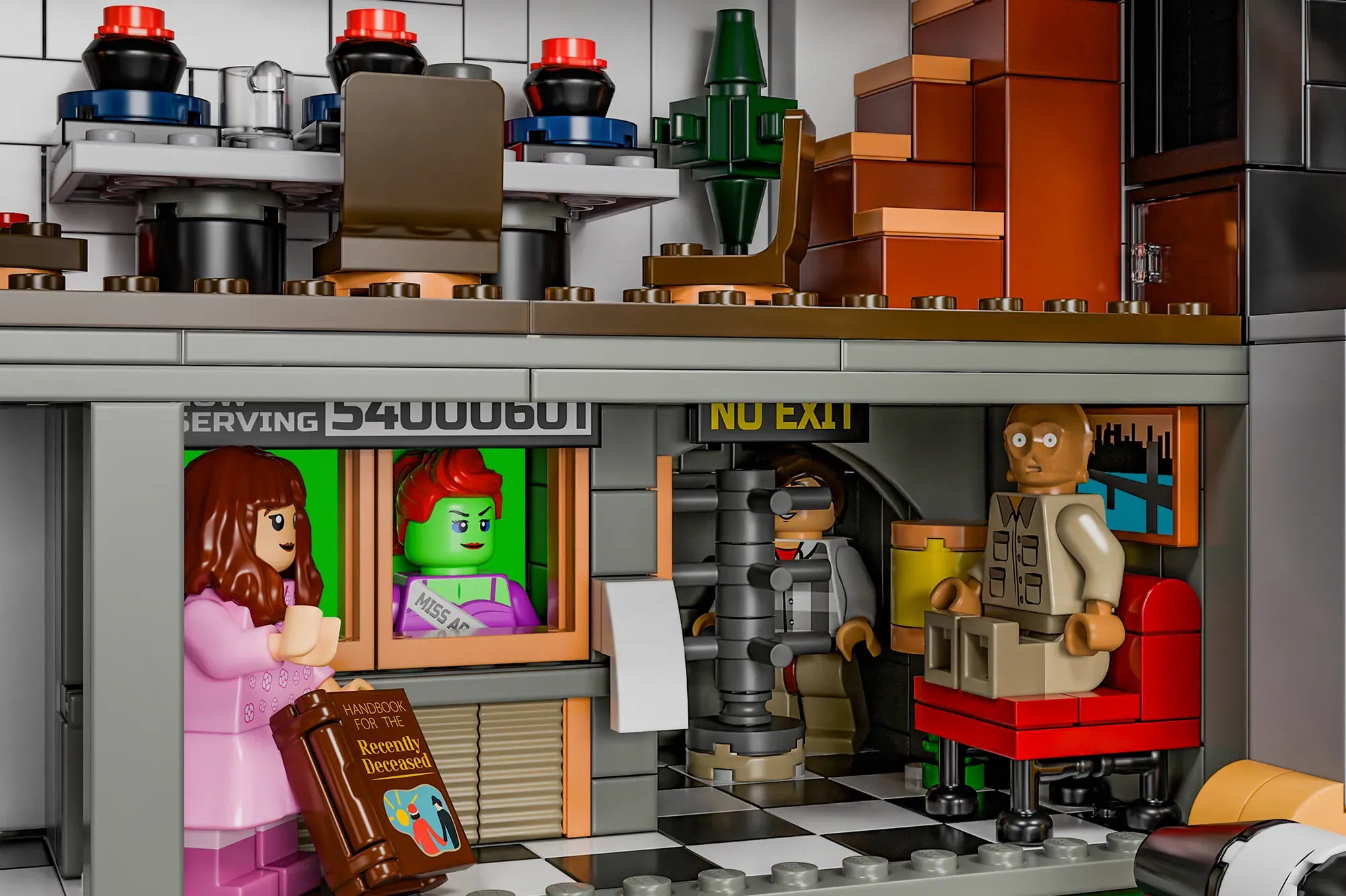 LEGO® Beetlejuice House Hits 10,000 Supporters on Ideas Platform (10000) — side view
