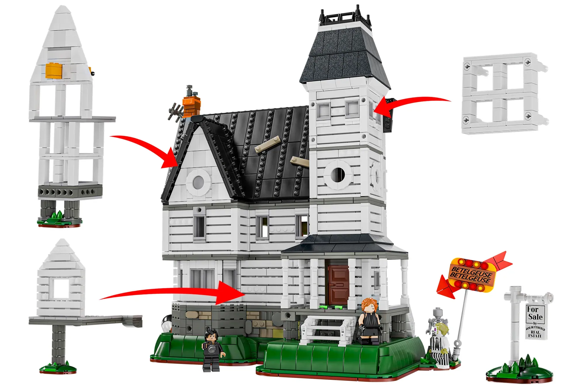 LEGO® Beetlejuice House Hits 10,000 Supporters on Ideas Platform (10000) — detail view