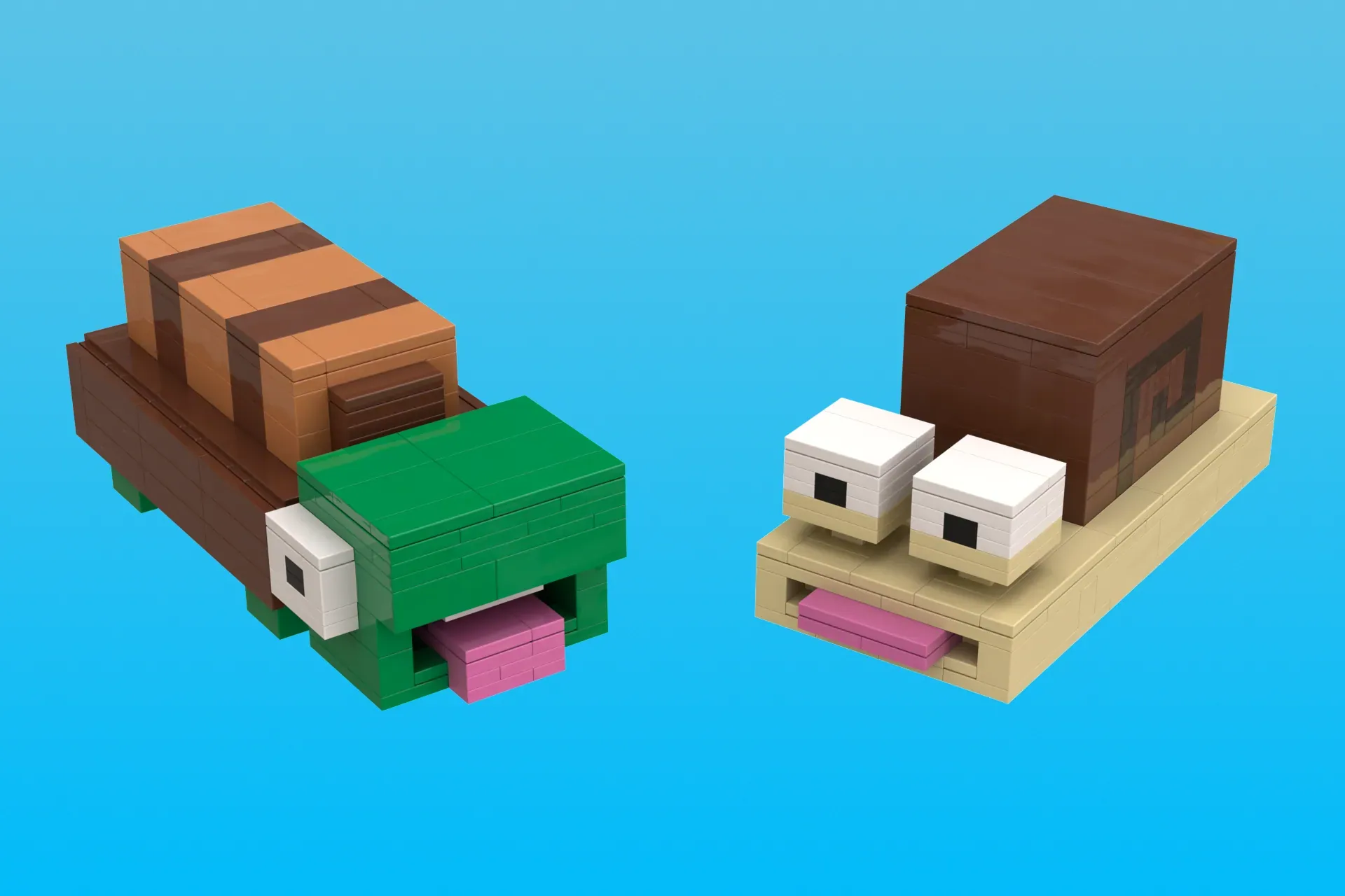 LEGO® Ideas Crossy Road Project Brings Pixel Perfect Gaming to Bricks — close-up