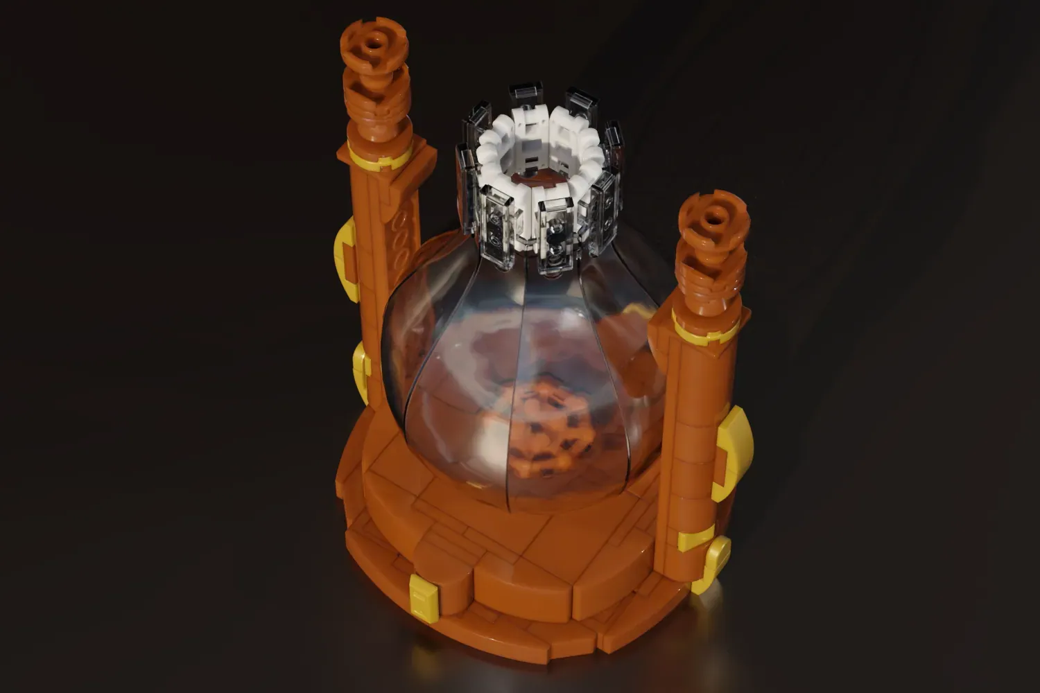 LEGO® Ideas Ornate Hourglass Reaches 10K Support and Heads to Review — close-up