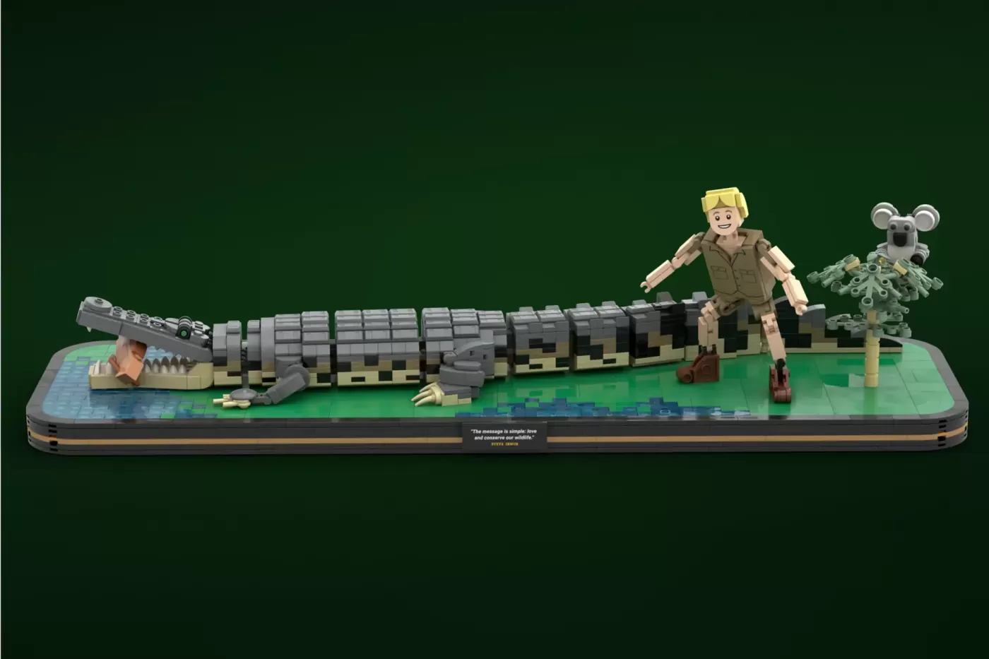 LEGO® Ideas Steve Irwin Crocodile Hunter Set Reaches 10,000 Supporters (10000) — brick.news