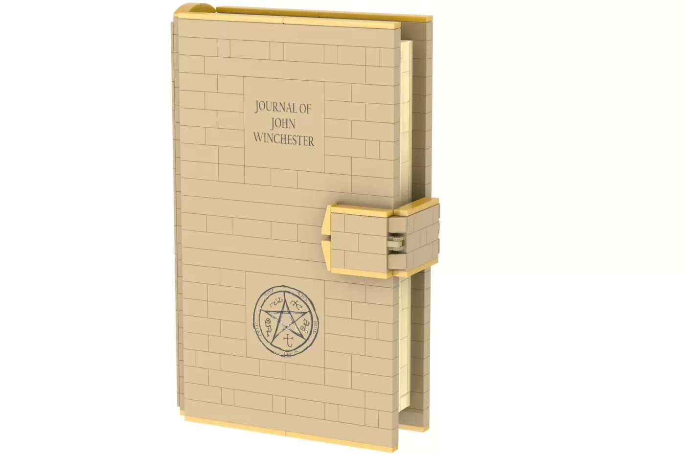LEGO® Ideas Supernatural Journal Hits 10K Support - Winchester Brothers Book Set Ready for Review — detail view
