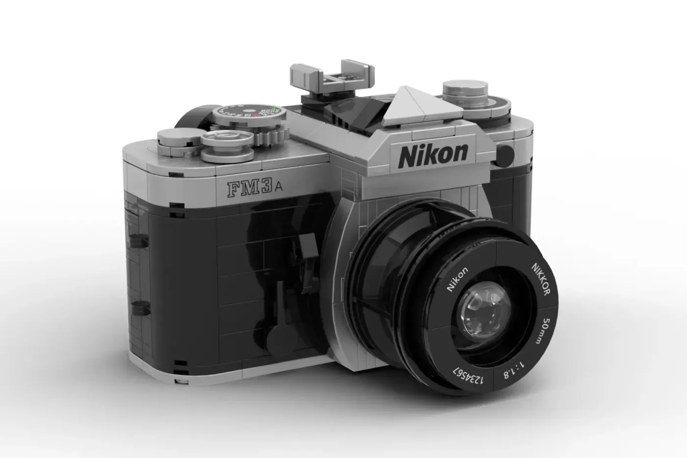 LEGO® Nikon Camera Idea Reaches 10,000 Supporters - Film Photography Gets the Brick Treatment (10000) — detail view