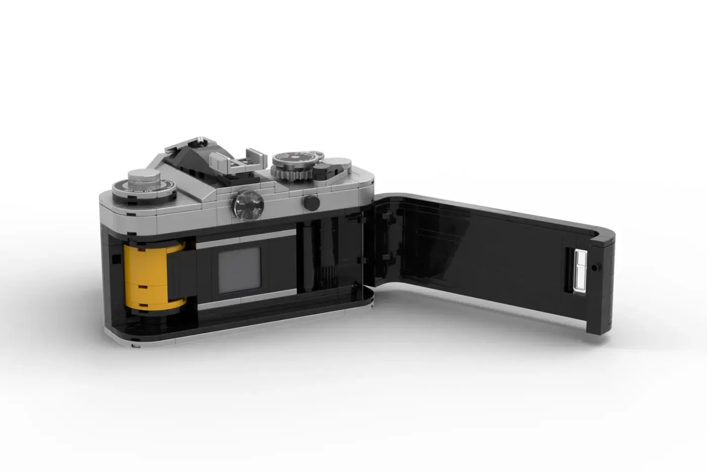 LEGO® Nikon Camera Idea Reaches 10,000 Supporters - Film Photography Gets the Brick Treatment (10000) — side view