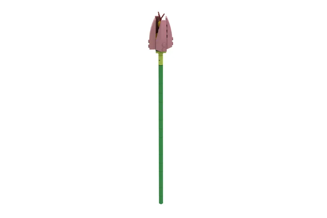 LEGO® Pink Lily Botanical Display Hits 10,000 Supporters on Ideas Platform (10000) — close-up