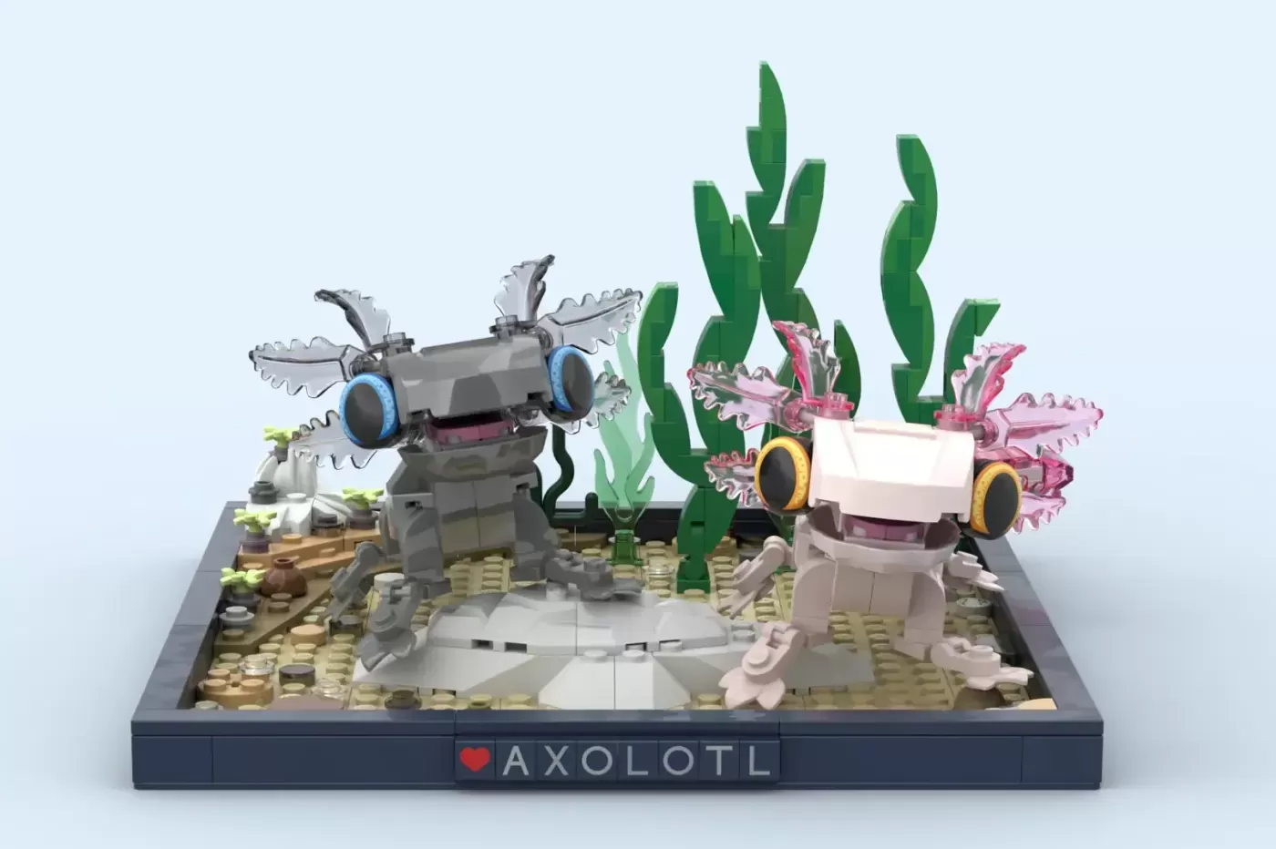 LEGO® Axolotl Antics - 404 Bricks of Salamander Smiles Hit 10,000 Supporters